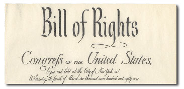 The Bill of Rights
